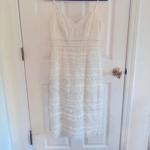 Trina Turk white eyelet dress